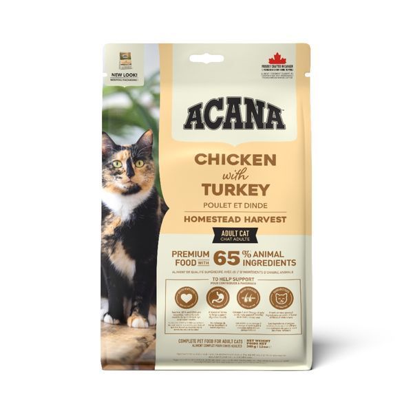 Сухий корм для котів ACANA Homestead Harvest з куркою, індичкою та качкою 340 g - 2