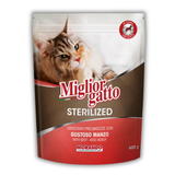 Сухий корм для стерилізованих котів Morando Migliorgatto Sterilized з яловичиною 400 g 01485 фото