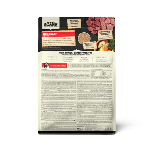 Сухой корм для собак всех пород ACANA Red Meat ягнёнок, говядина, свинина 2 kg a56120 фото