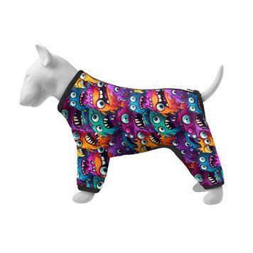Вітровка для собак WAUDOG Clothes "Зубасті монстри" - XS 22 385-4048 фото