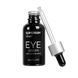 Очні краплі для котів і собак SUPERIUM Silver Eye Drops з колоїдним сріблом &ndash; відкритий флакон і скляна піпетка на білому фоні
