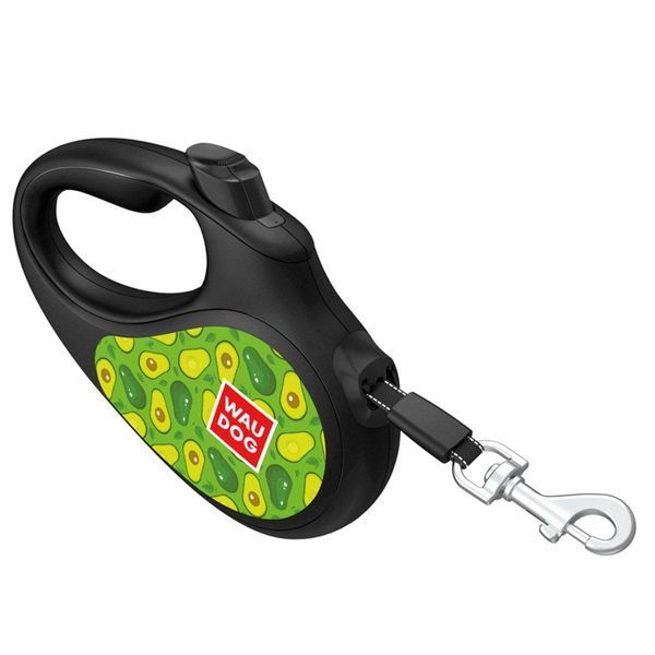 Рулетка для собак вагою до 15 kg WAUDOG R-leash S - Авокадо 8124-0048-01 фото
