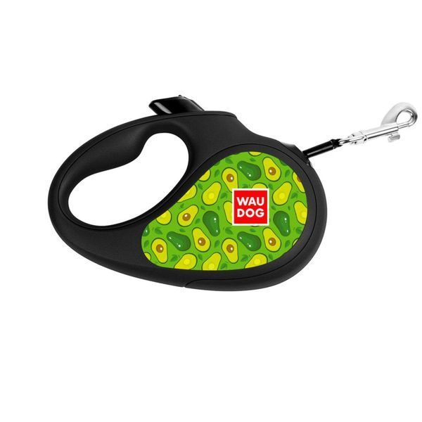 Рулетка для собак вагою до 15 kg WAUDOG R-leash S - Авокадо 8124-0048-01 фото