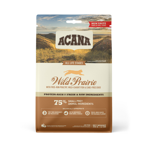 Сухой корм для кошек ACANA Wild Prairie индейка, курица, лосось 340 g a64034 фото