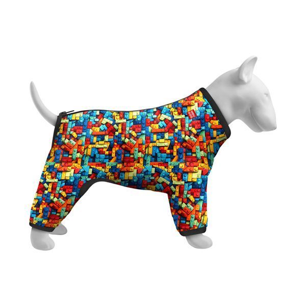 Вітровка для собак WAUDOG Clothes "Блоки" - XS 22 385-4056 фото