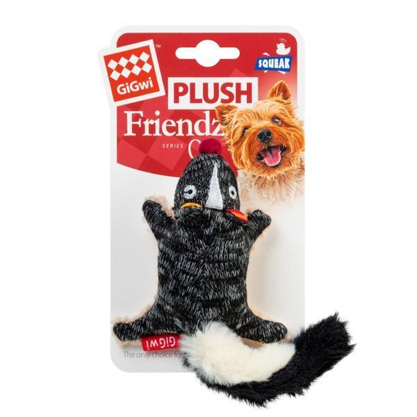 Іграшка для собак - Скунс з пищалкою GiGwi Plush friendz 75386 фото