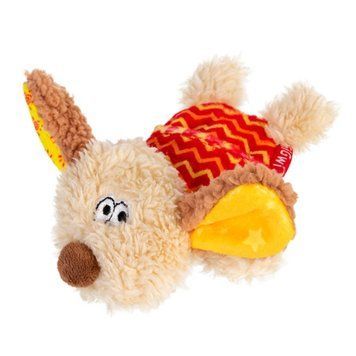 Іграшка для собак - Собачка з пищалкою GiGwi Plush friendz 75304 фото
