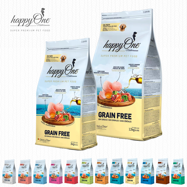 Сухий корм для собак happyOne Mediterraneum зі свійською птицею 12 kg 5600760440570 фото