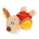 Игрушка для собак - Собачка с пищалкой GiGwi Plush friendz 75304 фото 1