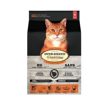 Oven-Baked Tradition Cat Turkey dry cat food with fresh turkey 1.13 kg - package
