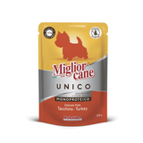 Вологий корм для собак Morando Migliorcane UNICO паштет з індички 100 g 02453 фото