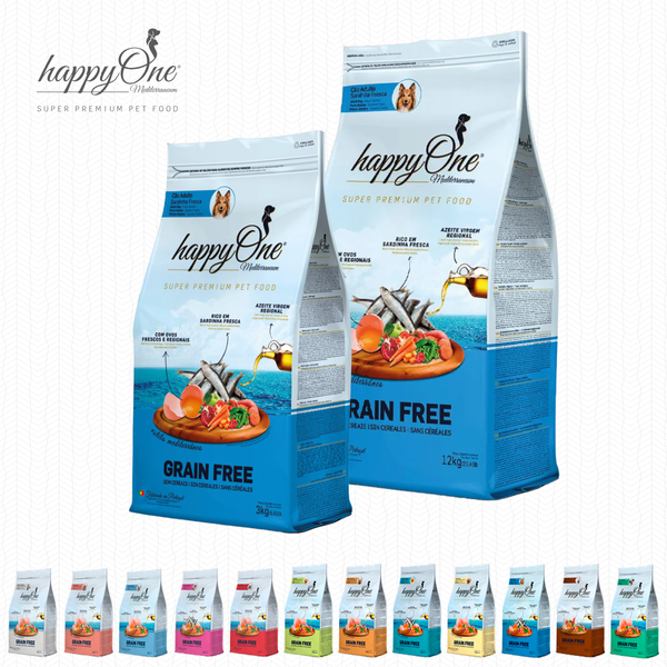 Сухий корм для собак happyOne Mediterraneum зі свіжою сардиною 12 kg 5600760440624 фото