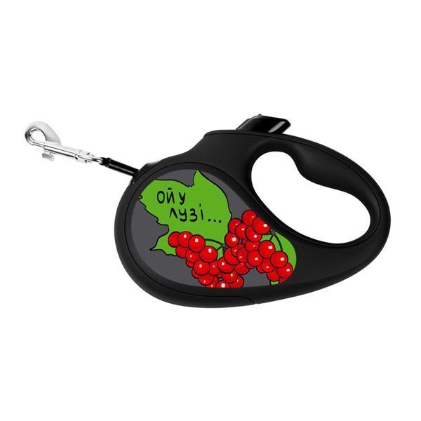 Рулетка для собак вагою до 25 kg WAUDOG R-leash M - Калина 8125-0228-01 фото