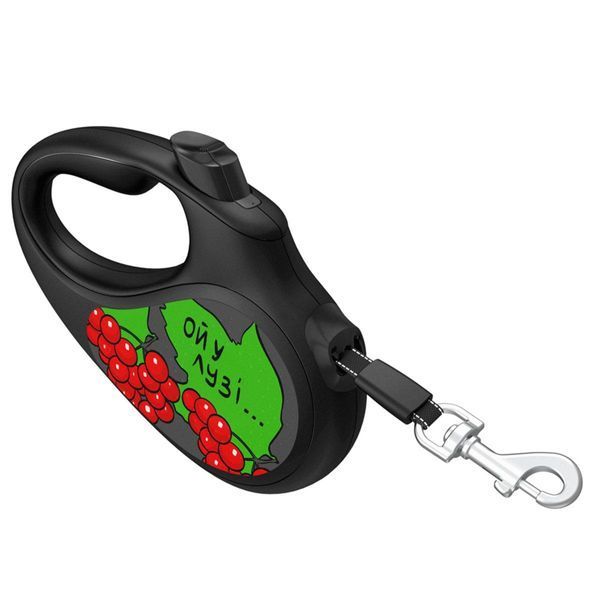 Рулетка для собак вагою до 25 kg WAUDOG R-leash M - Калина 8125-0228-01 фото