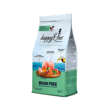 Сухий корм для літніх собак happyOne Mediterraneum Lights&Senior зі свійською птицею 3 kg 5600760440785 фото