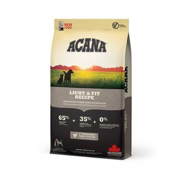 Сухий корм для дорослих собак із зайвою вагою ACANA Light & Fit Recipe 11,4 kg - 1