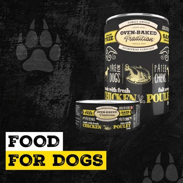 Oven-Baked Tradition Dog Chicken wet dog food pate packaging