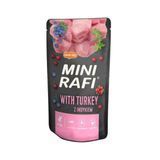 Влажный корм для собак мелких пород Dolina Noteci RAFI Mini с индейкой 150 g (пауч) 12801132 фото