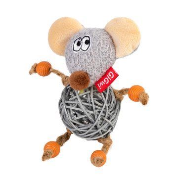 Іграшка для котів - Мишка з дзвіночком GiGwi Catch&Scratch 2300 фото