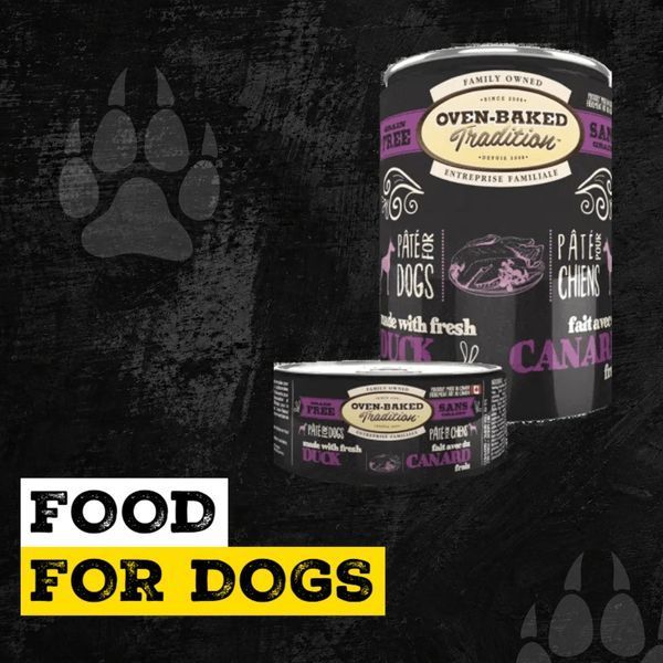Oven-Baked Tradition Dog Duck wet dog food pate packaging