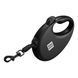 Рулетка с контейнером для пакетов WAUDOG R-leash для собак весом до 12 kg - S (чёрная) 26271 фото