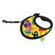 Рулетка з контейнером для пакетів WAUDOG R-leash для собак вагою до 40 kg - L (5 м) "Мохнаті монстри" 257-4050 фото 2