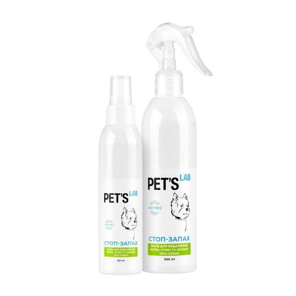 Средство для устранения пятен и запаха мочи собак "СТОП-ЗАПАХ" PET'S LAB 150 мл 9752 фото