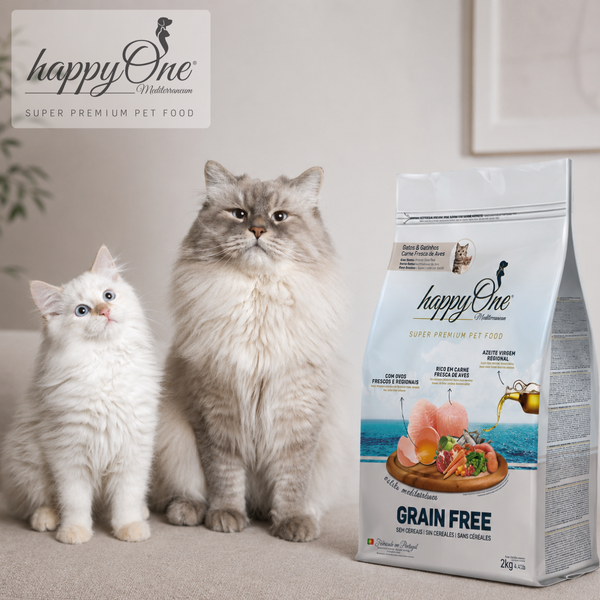 Сухой корм для котят happyOne Mediterraneum Kitten с домашней птицей 2 kg 5600758049372 фото
