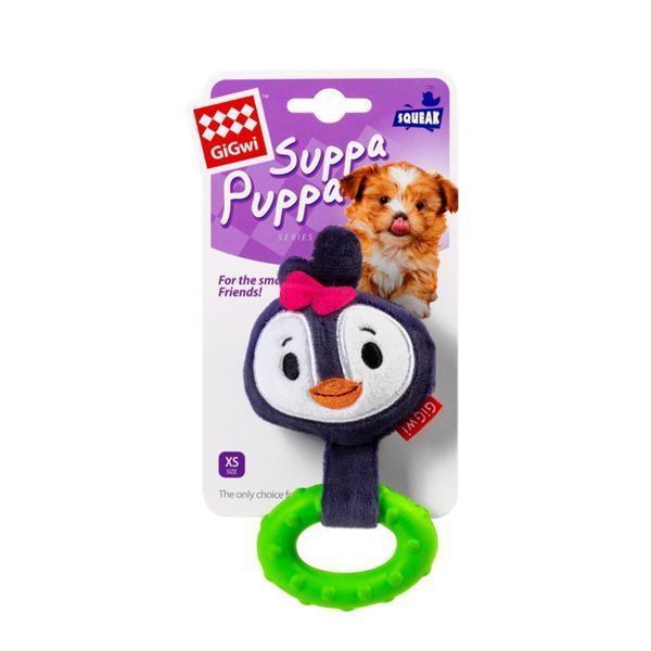 Игрушка для собак - Пингвин с пищалкой GiGwi Suppa Puppa 75003 фото