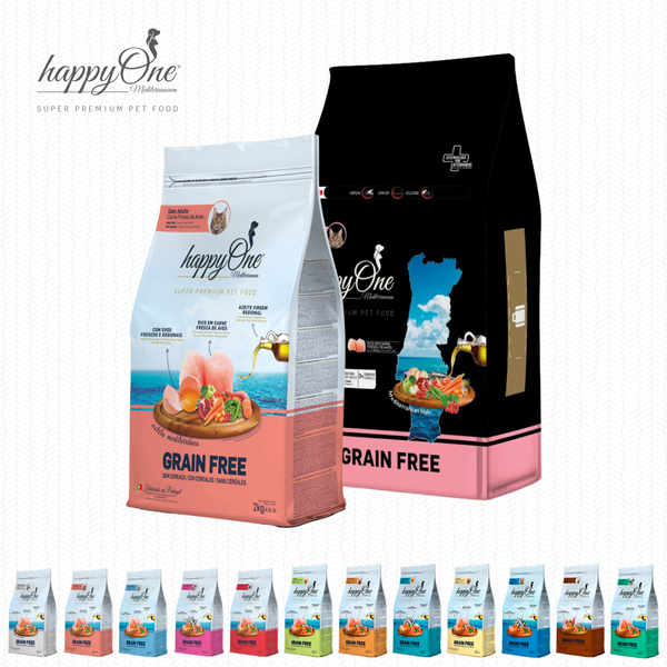 Сухий корм для котів happyOne Mediterraneum зі свійською птицею 2 kg 5600758049792 фото