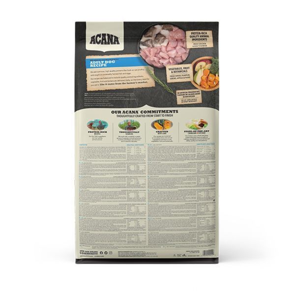 Сухий корм для дорослих собак усіх порід ACANA Adult Dog Recipe 11,4 kg - 3