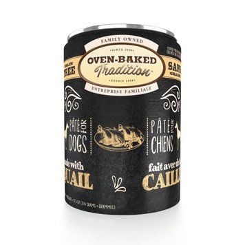 Oven-Baked Tradition Dog Quail wet dog food pate 354 g