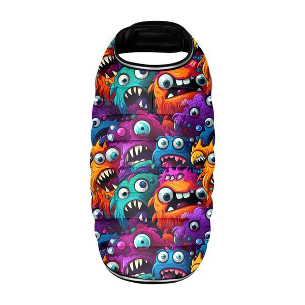 Курточка-накидка для собак WAUDOG Clothes M 37 - Зубастые монстры 504-4048 фото