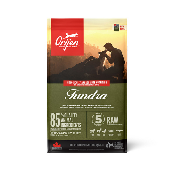 Сухой корм для собак всех пород Orijen Tundra с олениной, ягнёнком, уткой и рыбой 11,4 kg o18512 фото