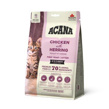Сухий корм для кошенят ACANA First Feast Kitten індичка, курка, риба 340 g - 1