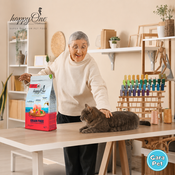 Сухий корм для котів happyOne Mediterraneum Senior зі свійською птицею 3 kg 5600760440648 фото