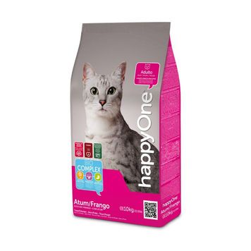 Сухой корм для кошек happyOne с тунцом и курицей 10 kg 5600760440037 фото