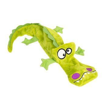 Іграшка для собак - Крокодил з чотирма пищалками GiGwi Plush friendz 75021 фото