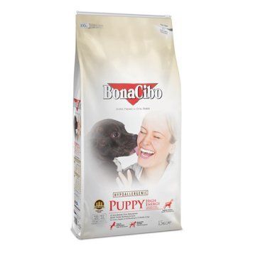 Сухой корм для щенков BonaCibo Puppy High Energy с курицей, рисом и анчоусом 15 kg BC405741 фото