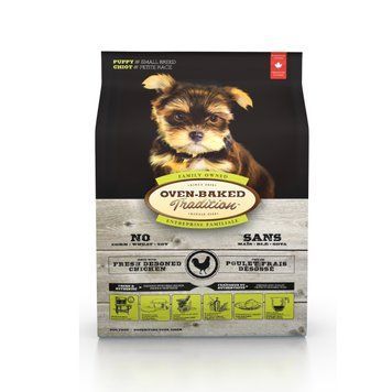 Сухий корм Oven-Baked Tradition Puppy Small Breed зі свіжою куркою для цуценят малих порід &mdash; вигляд упаковки спереду