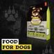 Сухий корм для цуценят малих порід Oven-Baked Tradition Puppy Small Breed з куркою &mdash; упаковка під кутом на темному фоні